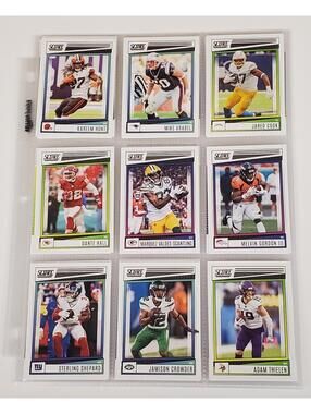 2022 Panini Score Football 80+ Card Lot NM-M - Stars & Veterans - Base Set